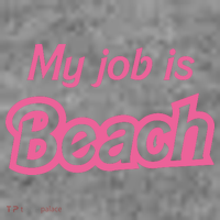 My Job Is Beach Toddler Hoodie thumb 2