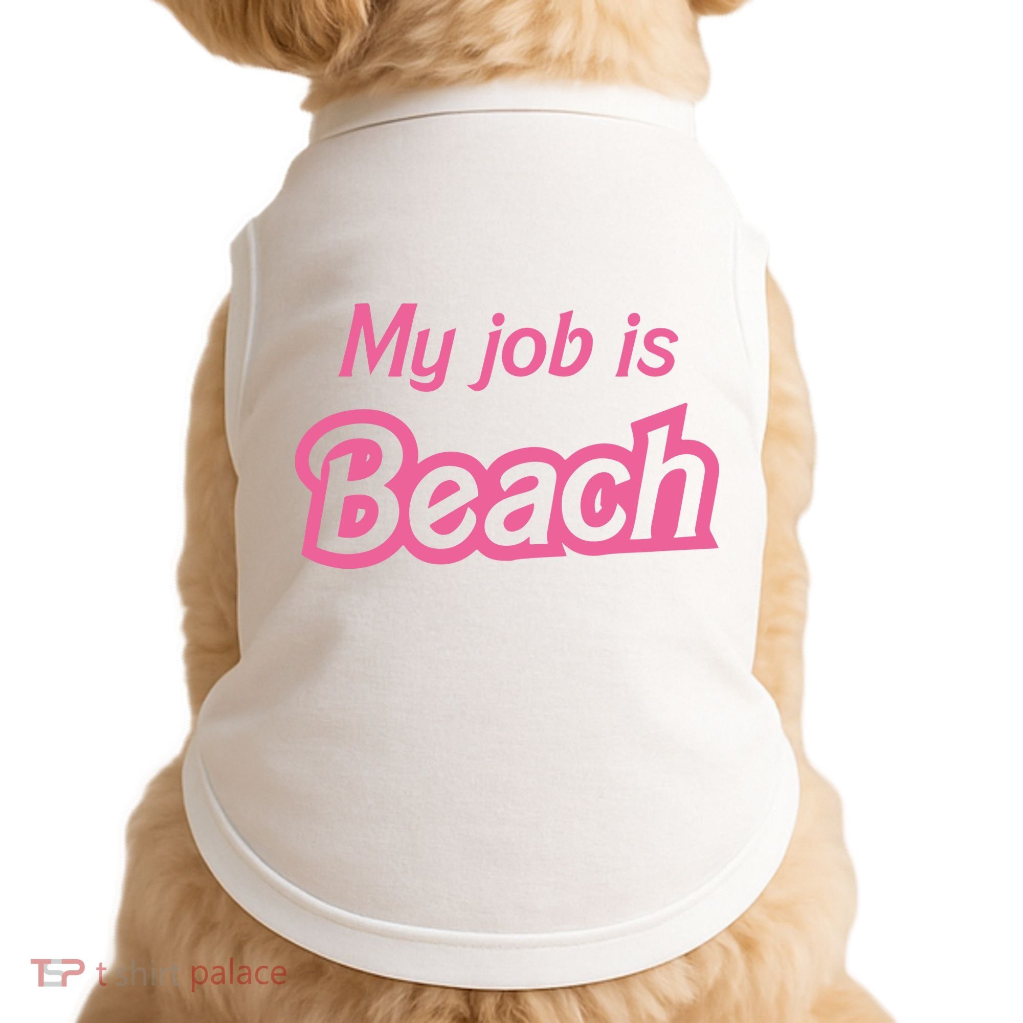 My Job Is Beach Doggie Tank