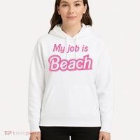 My Job Is Beach Hoodie thumb 5