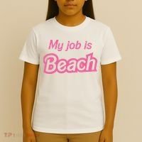 My Job Is Beach T-Shirt thumb 4
