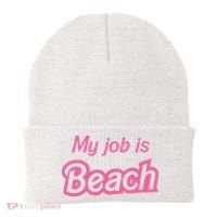 My Job Is Beach Beanie thumb 0