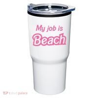 My Job Is Beach Tumbler thumb 0