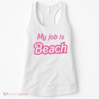 My Job Is Beach Women's Tank Top