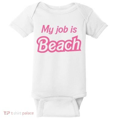 My Job Is Beach Baby Bodysuit