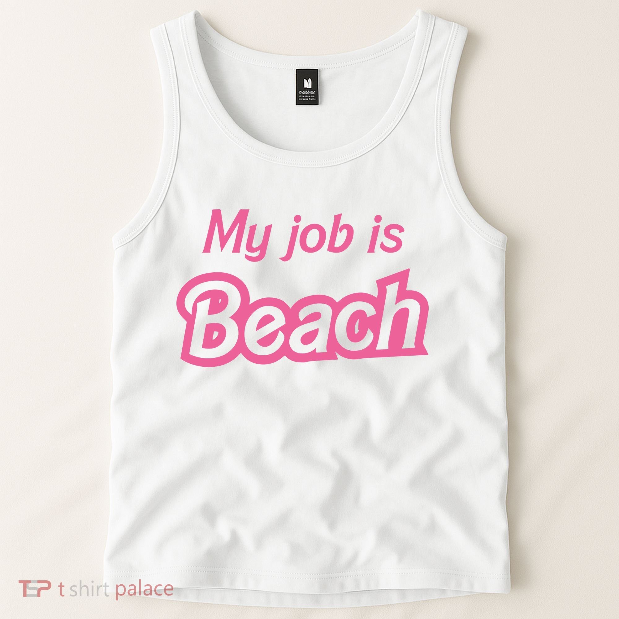 My Job Is Beach Tank Top