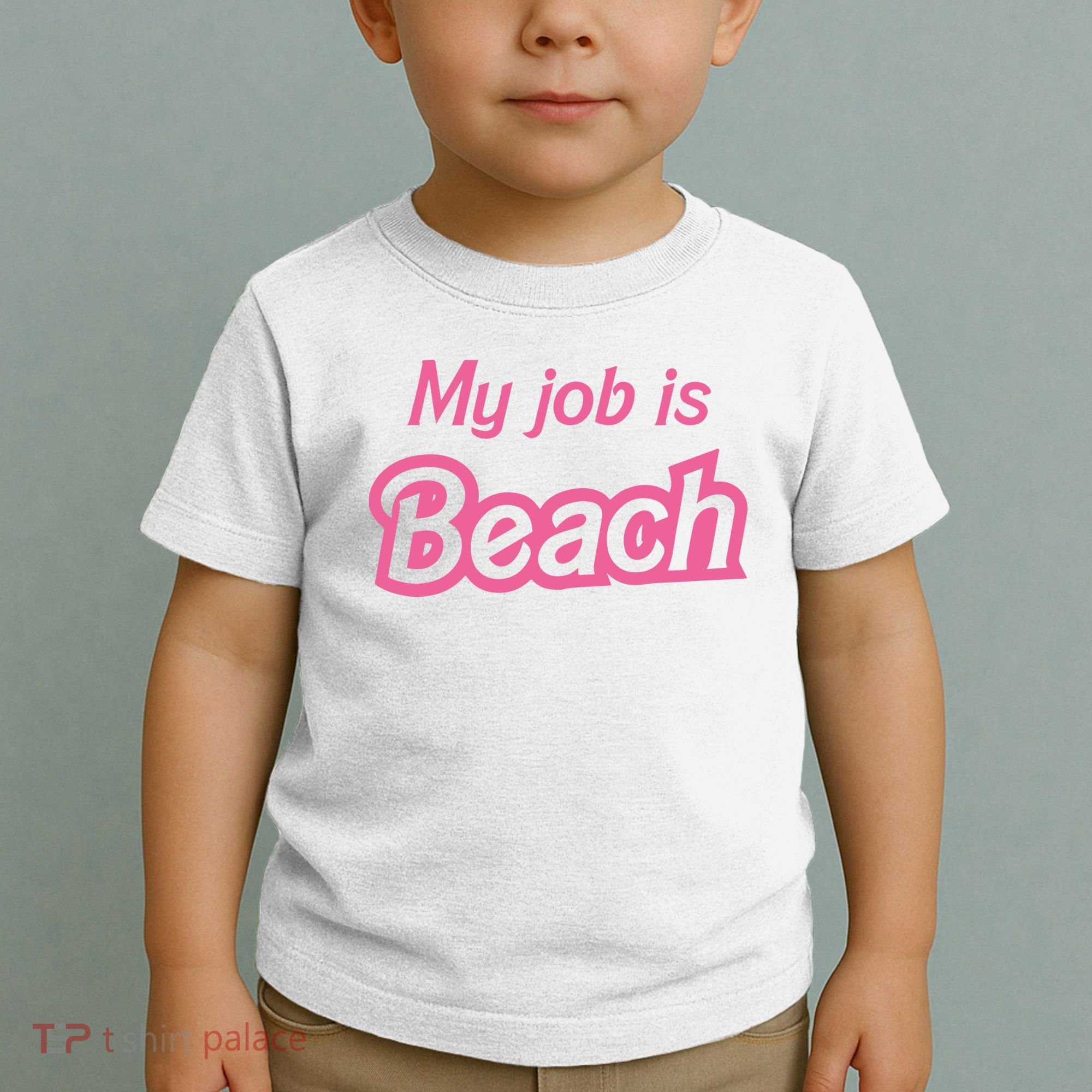 My Job Is Beach Toddler T-Shirt