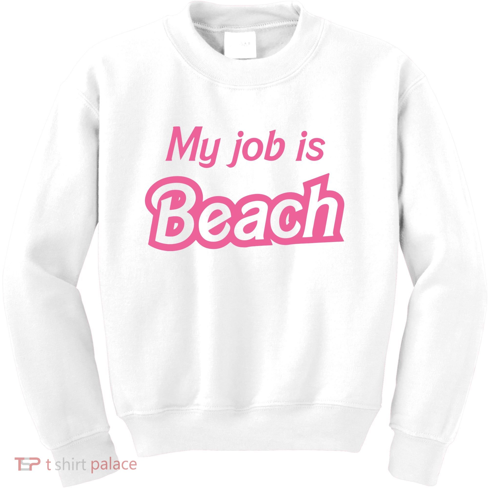 My Job Is Beach Kids Sweatshirt