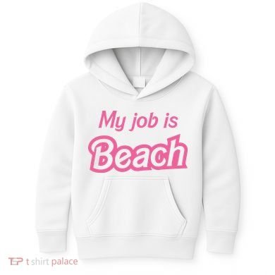 My Job Is Beach Kids Hoodie