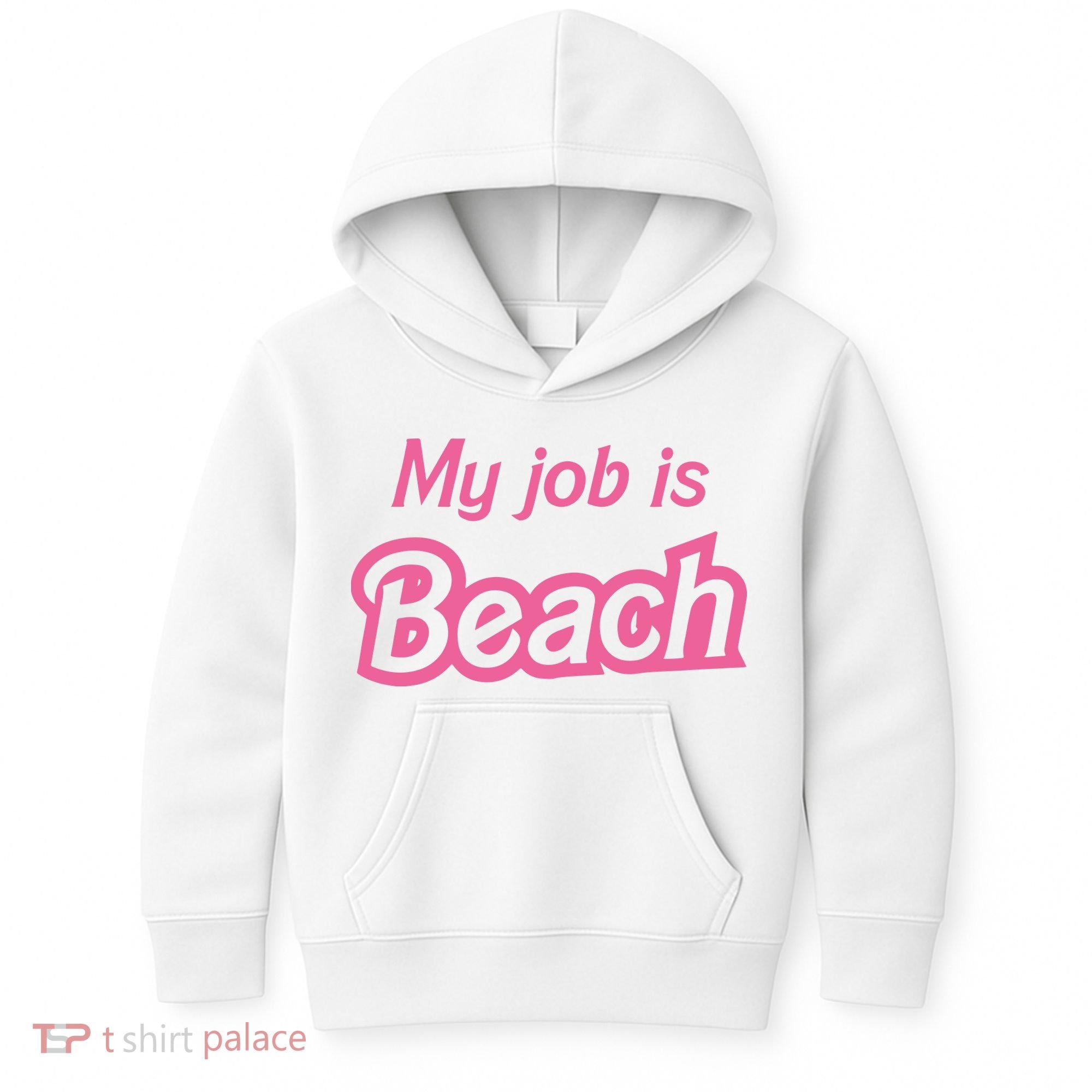 My Job Is Beach Kids Hoodie