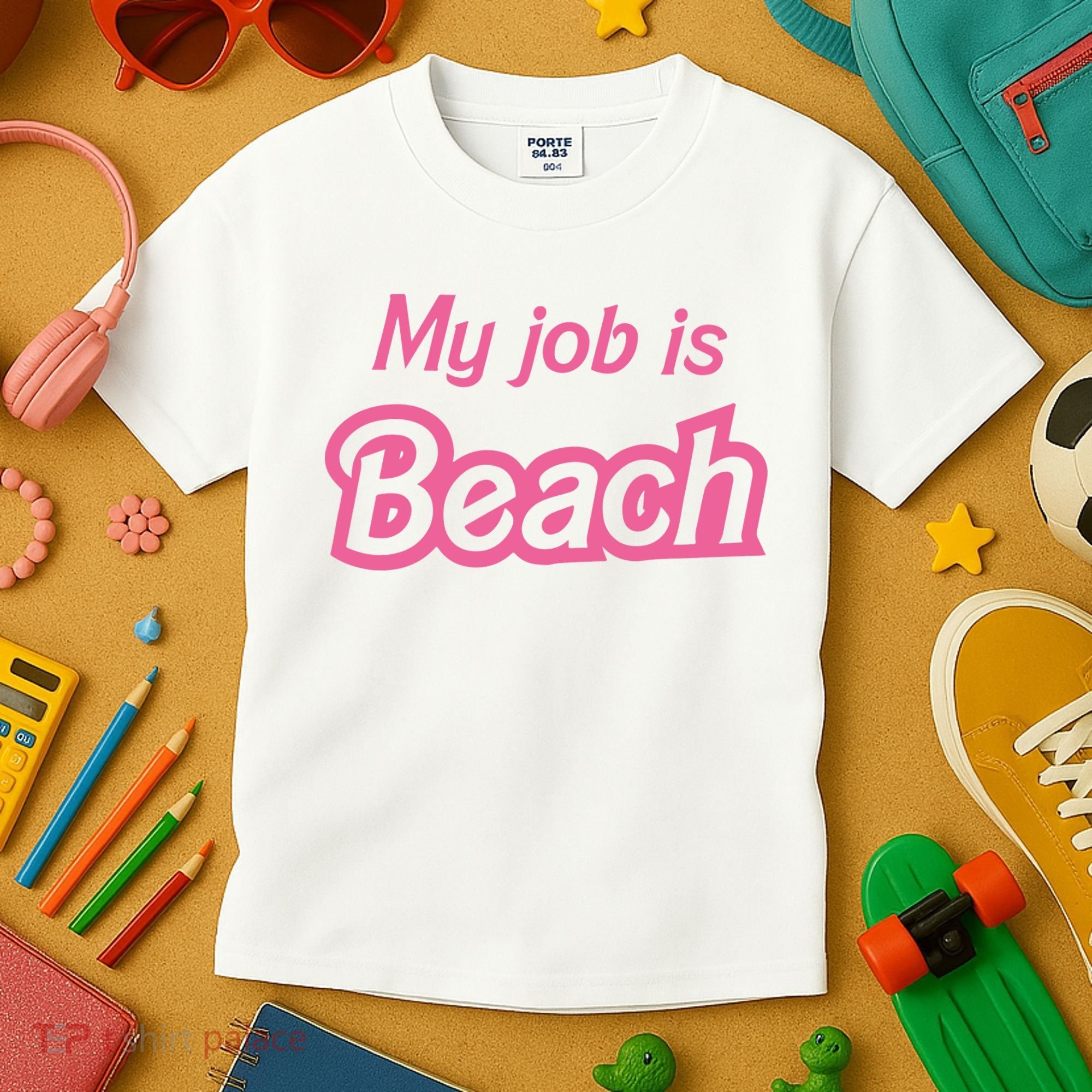 My Job Is Beach Kids T-Shirt