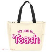 My Job Is Teach Tote Bag thumb 0