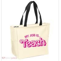 My Job Is Teach Tote Bag thumb 2