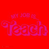 My Job Is Teach Santa Hat thumb 1