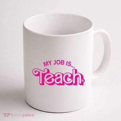 My Job Is Teach Coffee Mug back