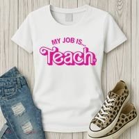My Job Is Teach Women's T-Shirt thumb 3