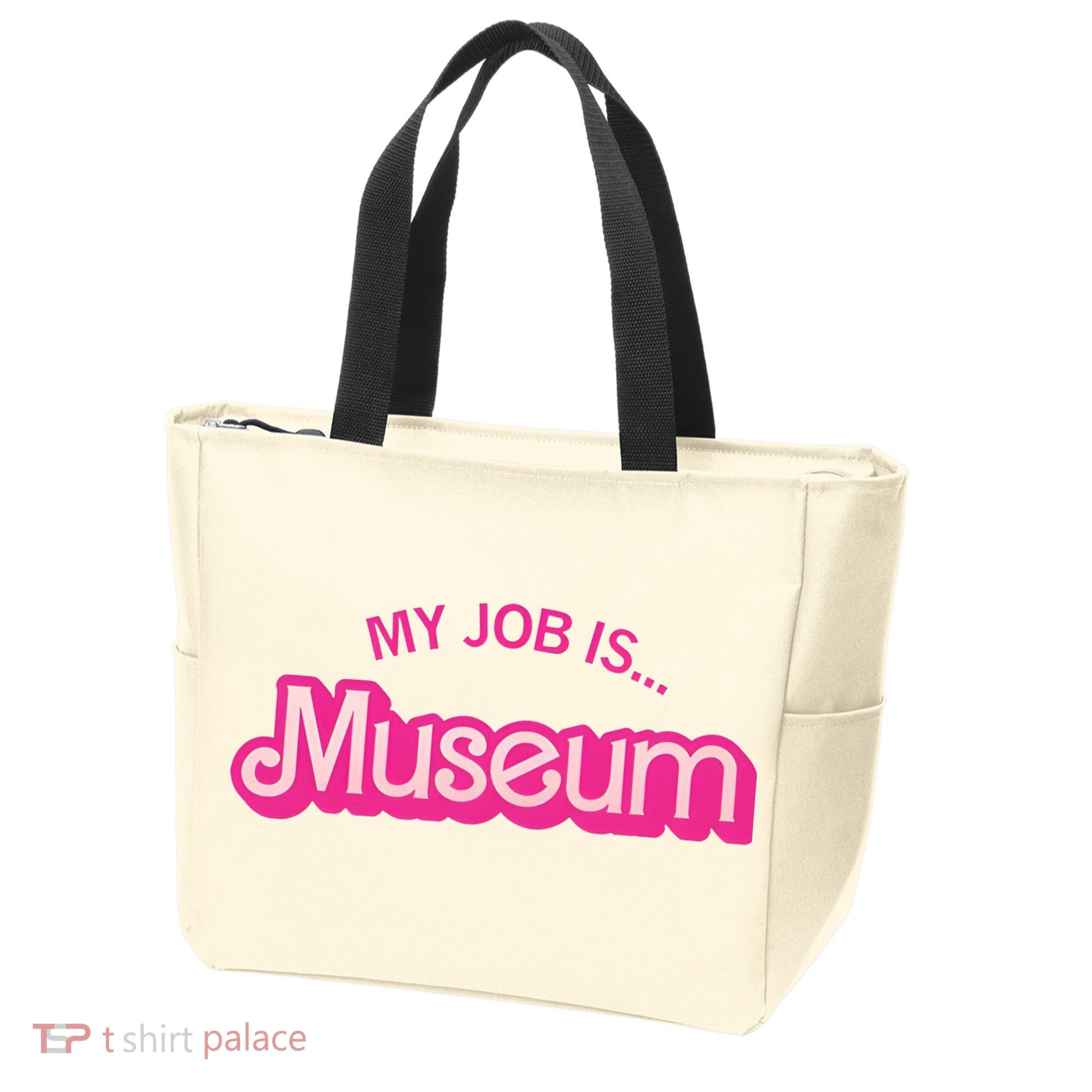My Job Is Museum Tote Bag