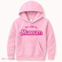 My Job Is Museum Kids Hoodie thumb 0