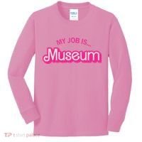 My Job Is Museum Kids Long Sleeve Shirt thumb 0