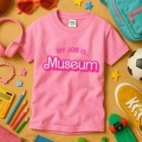 My Job Is Museum Kids T-Shirt thumb 3