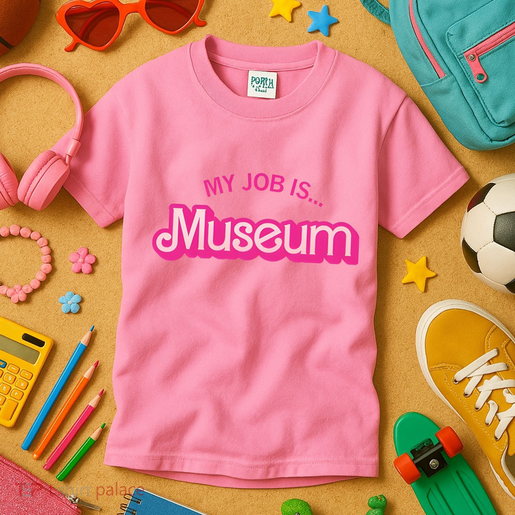 My Job Is Museum Kids T-Shirt