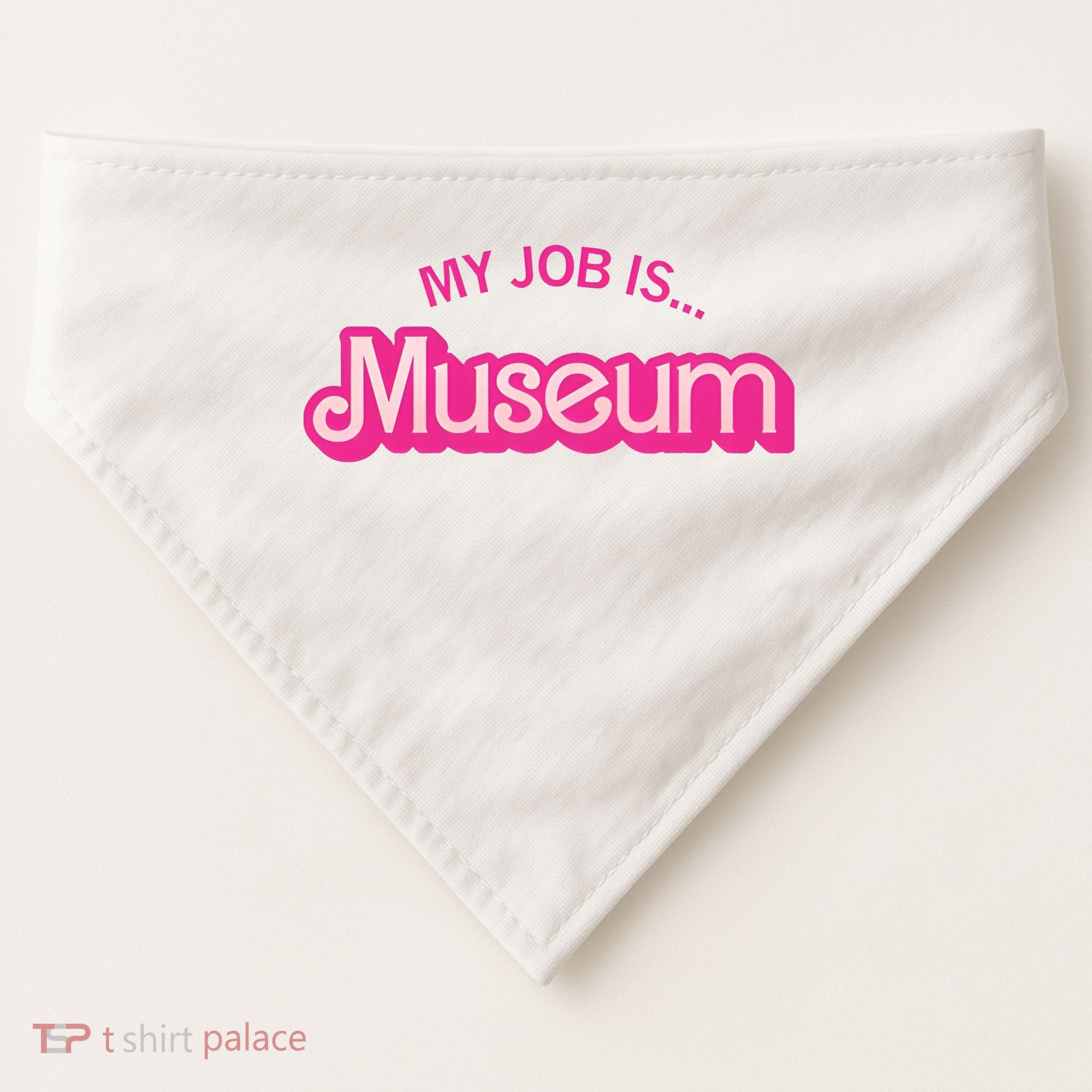 My Job Is Museum USA-Made Doggie Bandana