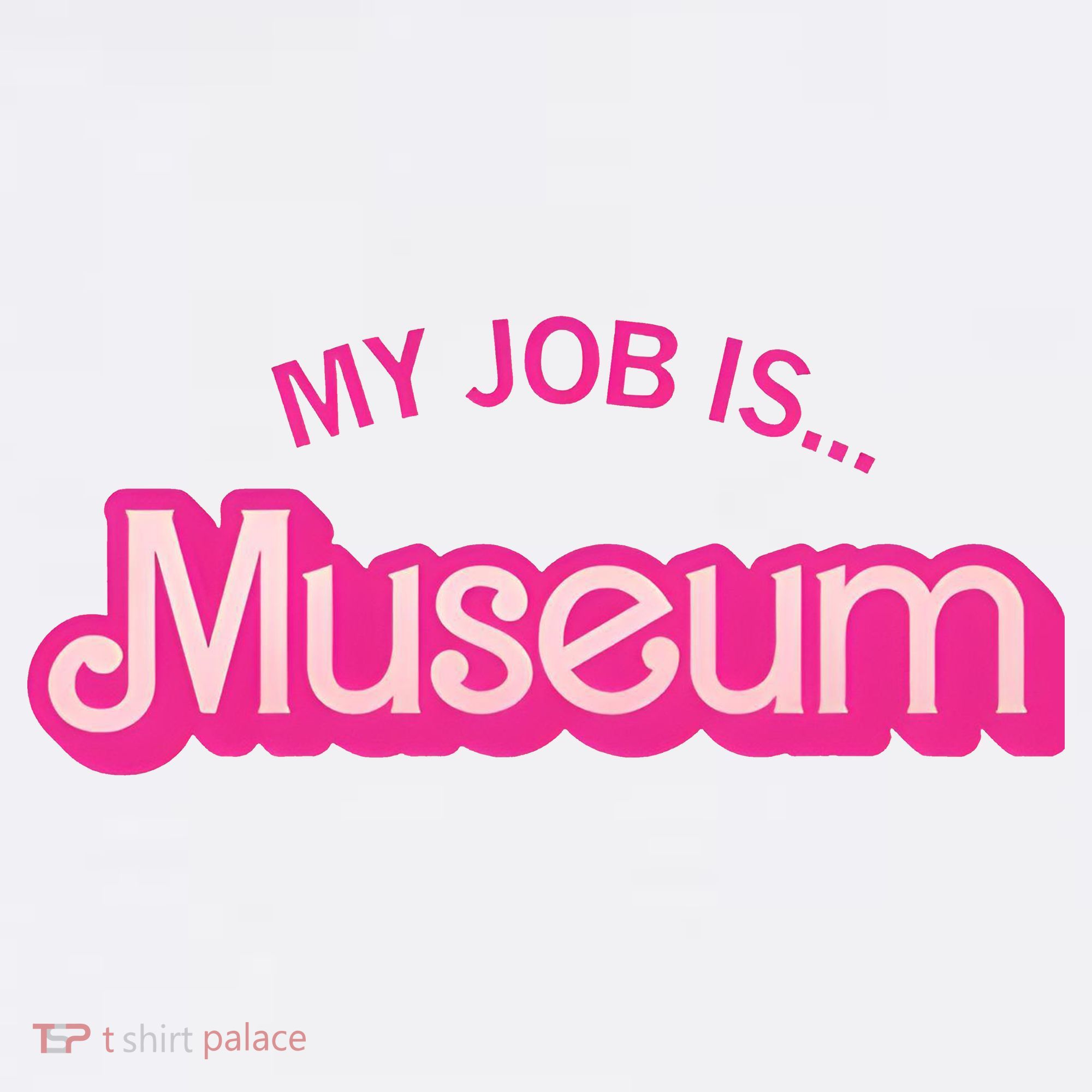 My Job Is Museum Apron