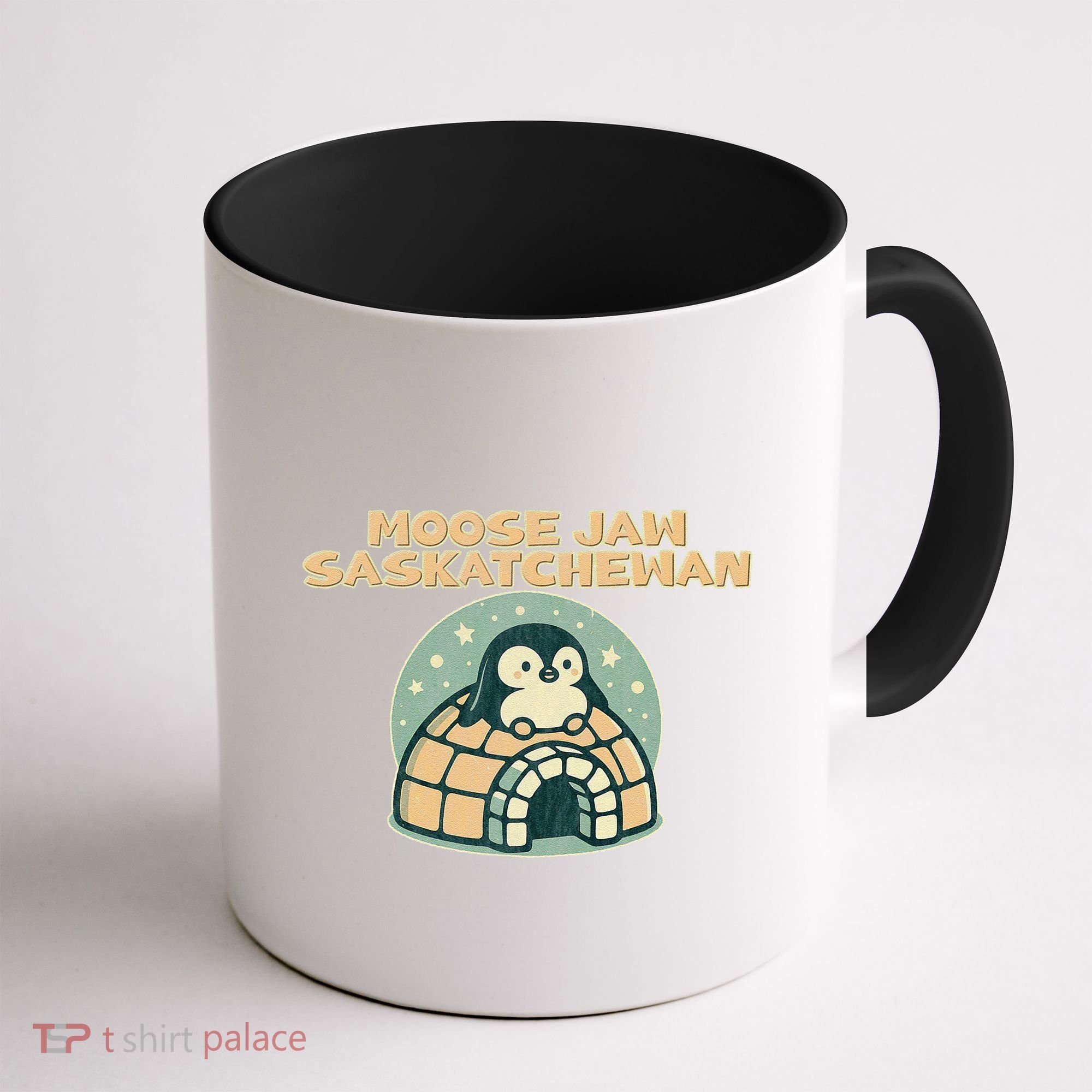 Moose Jaw Saskatchewan Canada Cute Penguin Coffee Mug