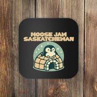 Moose Jaw Saskatchewan Canada Cute Penguin Coaster thumb 0