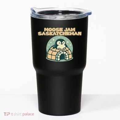 Moose Jaw Saskatchewan Canada Cute Penguin Tumbler