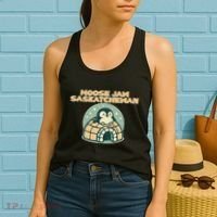 Moose Jaw Saskatchewan Canada Cute Penguin Women's Tank Top thumb 2
