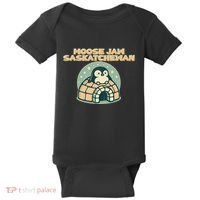 Moose Jaw Saskatchewan Canada Cute Penguin Baby Bodysuit thumb 0