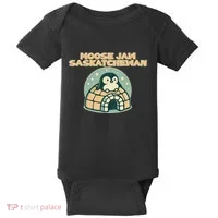 Moose Jaw Saskatchewan Canada Cute Penguin Baby Bodysuit thumb 0