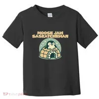 Moose Jaw Saskatchewan Canada Cute Penguin Toddler T-Shirt thumb 0