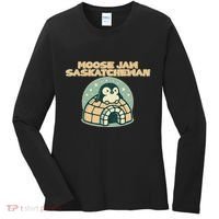 Moose Jaw Saskatchewan Canada Cute Penguin Women's Long Sleeve Shirt thumb 0