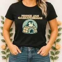 Moose Jaw Saskatchewan Canada Cute Penguin Women's T-Shirt thumb 2