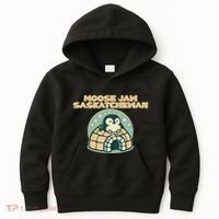 Moose Jaw Saskatchewan Canada Cute Penguin Kids Hoodie thumb 0