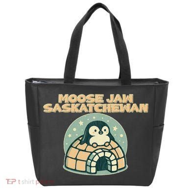 Moose Jaw Saskatchewan Canada Cute Penguin Tote Bag