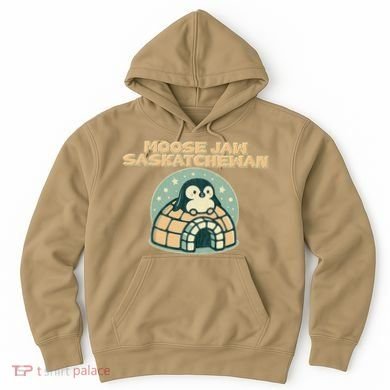 Moose Jaw Saskatchewan Canada Cute Penguin Hoodie