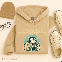 Moose Jaw Saskatchewan Canada Cute Penguin Hoodie thumb 4