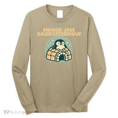 Moose Jaw Saskatchewan Canada Cute Penguin Long Sleeve Shirt