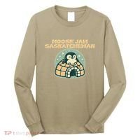 Moose Jaw Saskatchewan Canada Cute Penguin Long Sleeve Shirt thumb 0