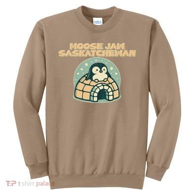 Moose Jaw Saskatchewan Canada Cute Penguin Sweatshirt