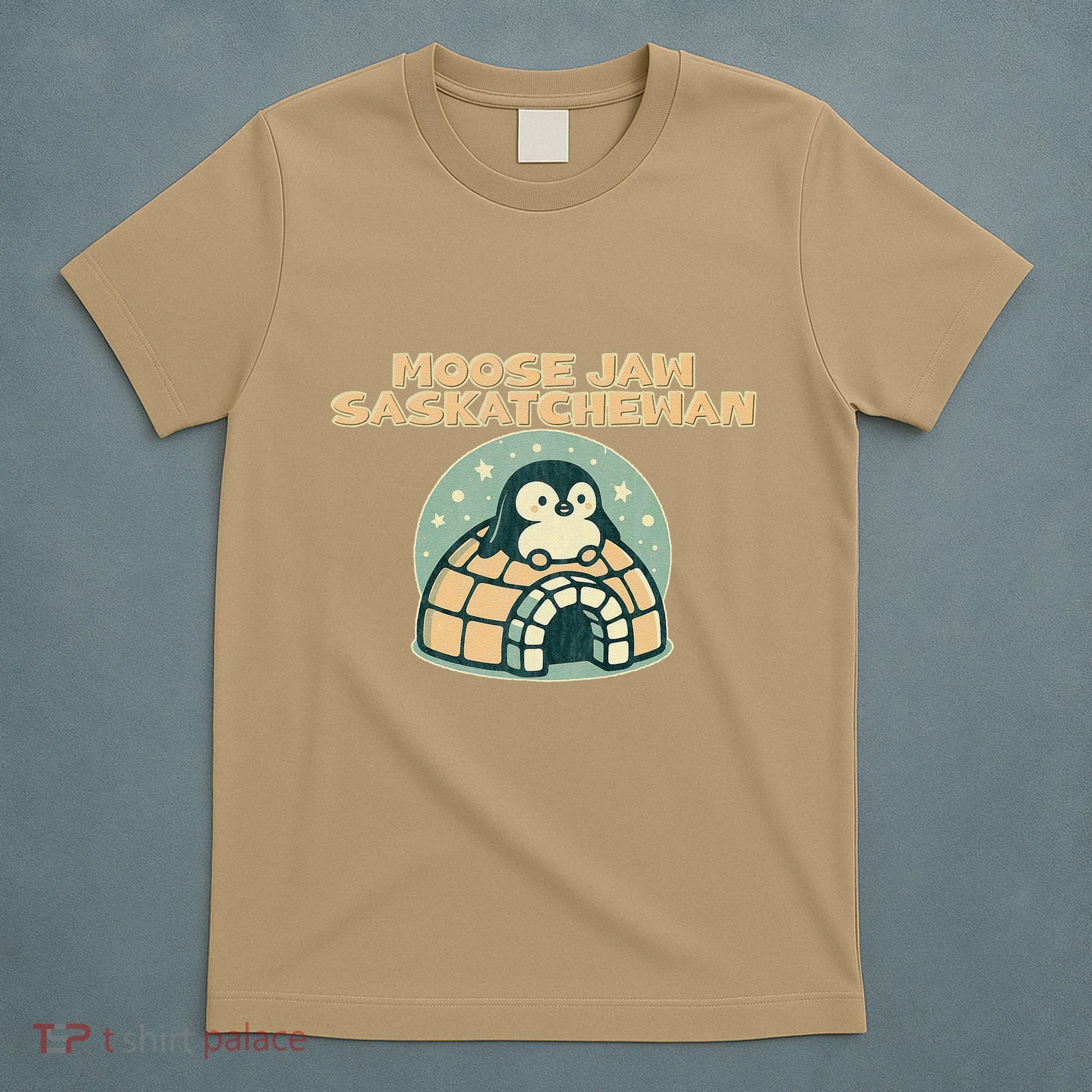 Moose Jaw Saskatchewan Canada Cute Penguin T-Shirt