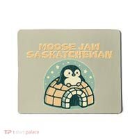 Moose Jaw Saskatchewan Canada Cute Penguin Mousepad thumb 0