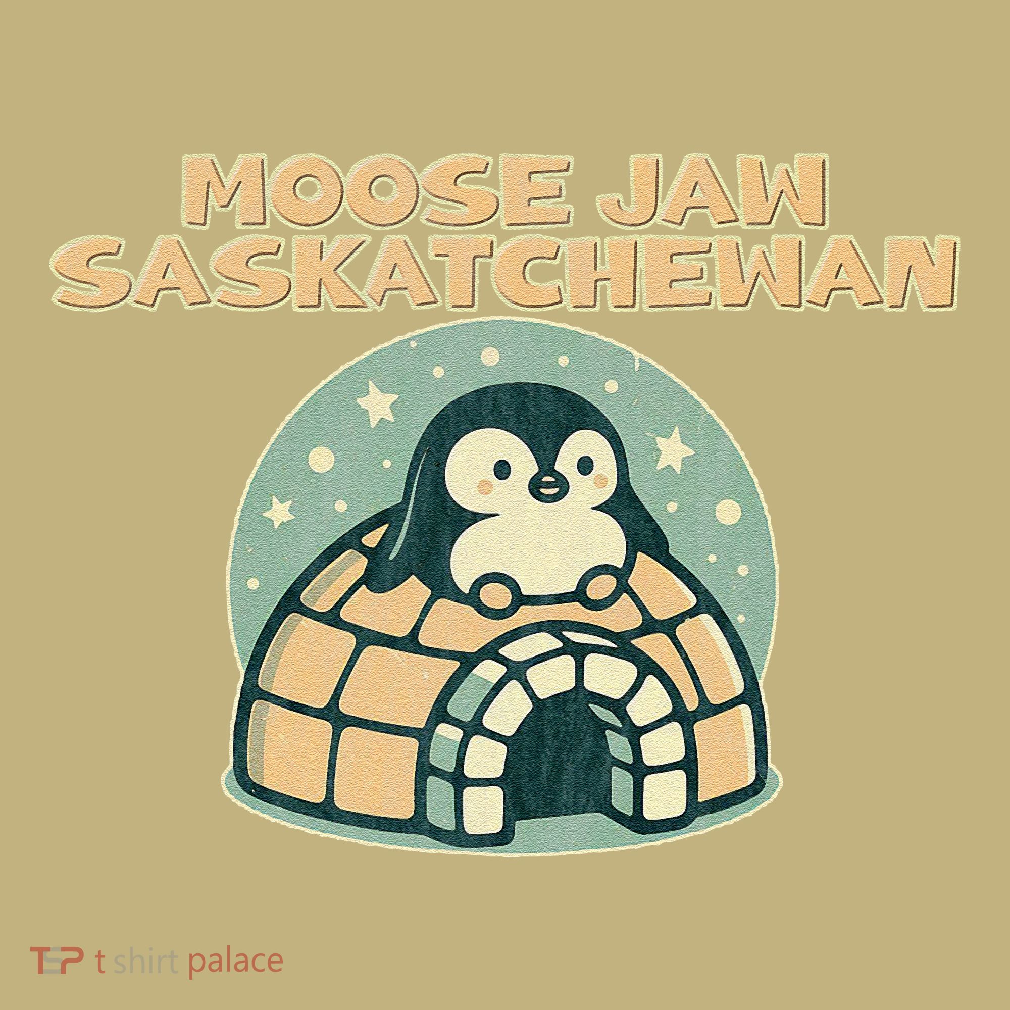 Moose Jaw Saskatchewan Canada Cute Penguin Mousepad