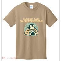 Moose Jaw Saskatchewan Canada Cute Penguin Kids T-Shirt thumb 0