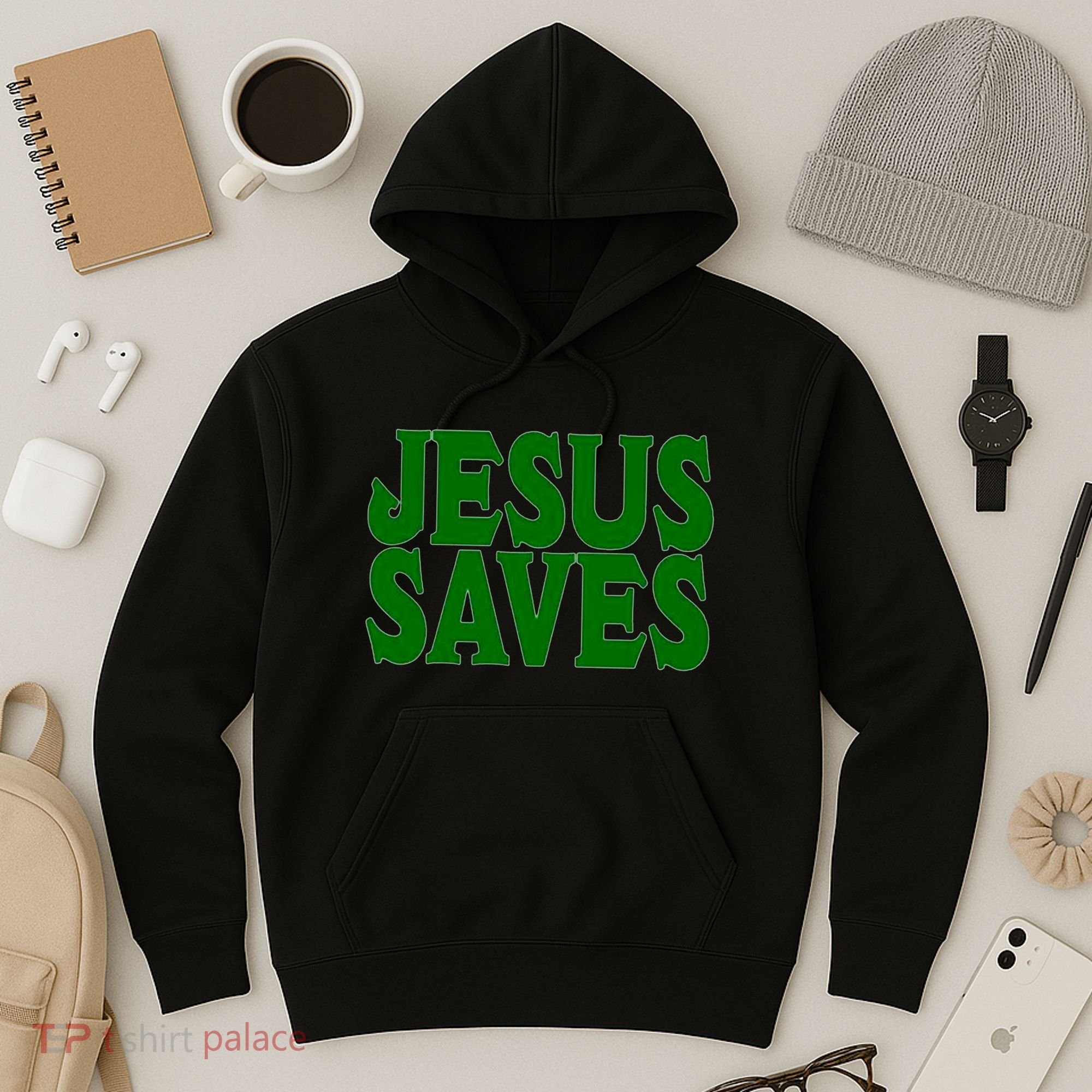Mall Jesus Saves Hoodie