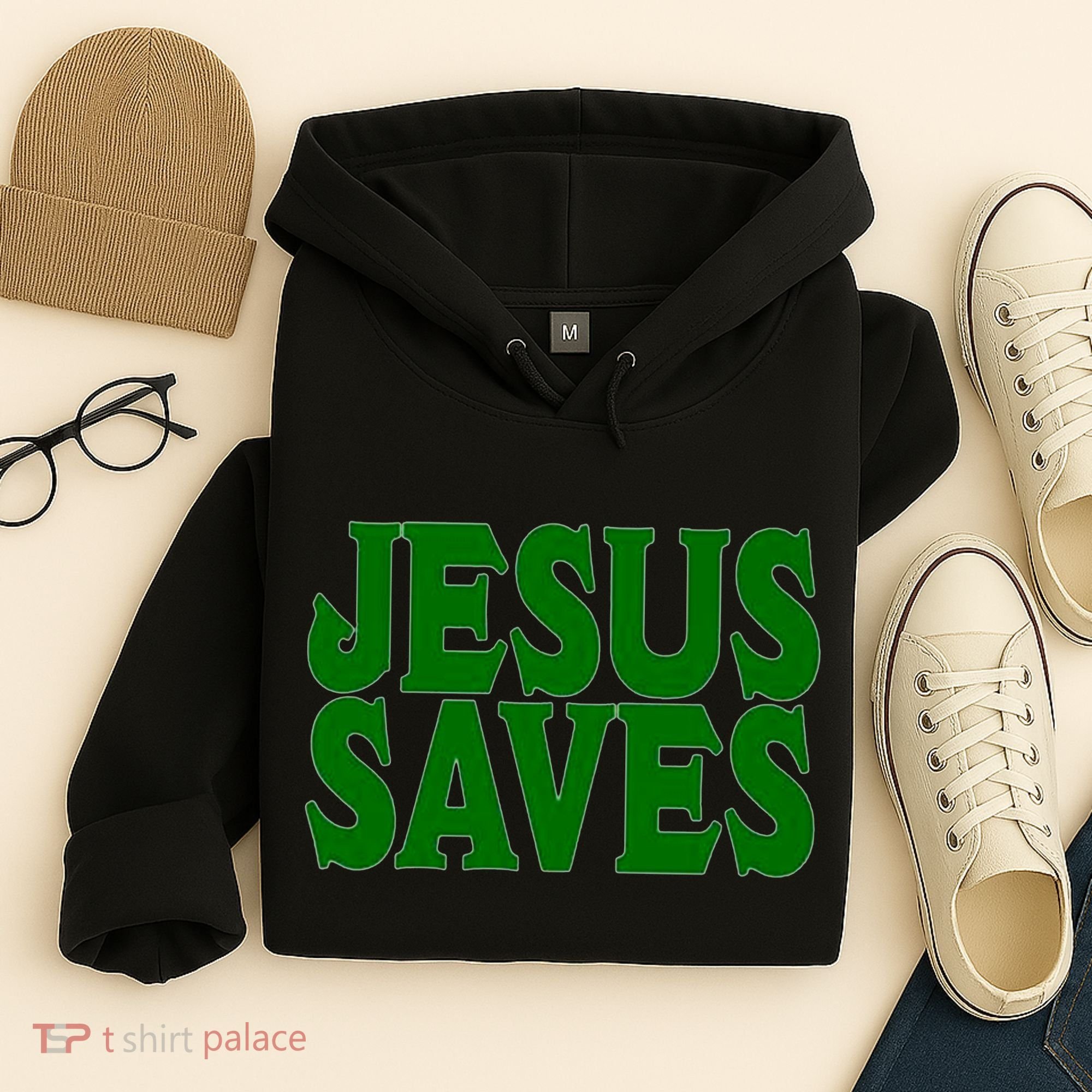 Mall Jesus Saves Hoodie