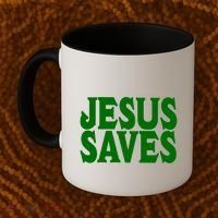 Mall Jesus Saves Coffee Mug thumb 2