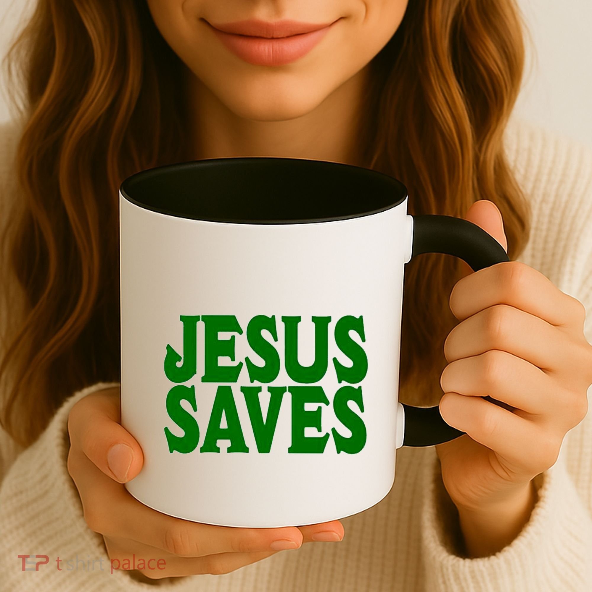 Mall Jesus Saves Coffee Mug